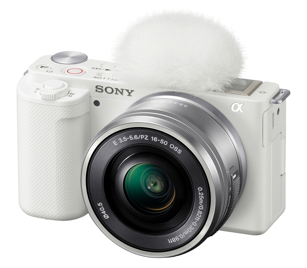 Беззеркальный фотоаппарат Sony ZV-E10 Kit + 16-50mm II, белый