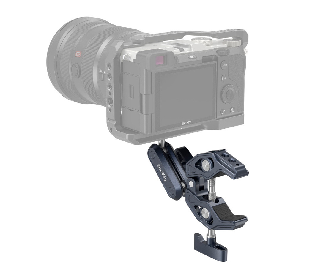 Держатель SmallRig 3757B струбцина с кронштейном + адаптер для экшен-камер