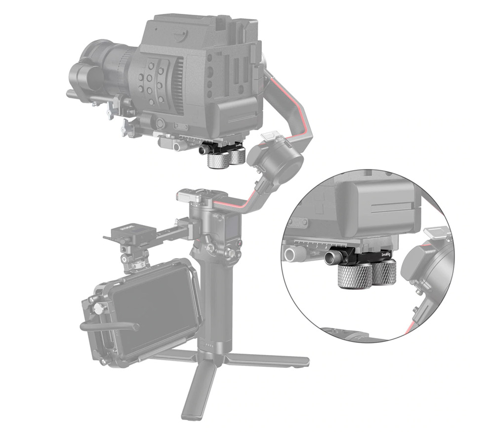 Держатель с противовесом SmallRig 3125 для стабилизаторов DJI, Zhiyun, Moza