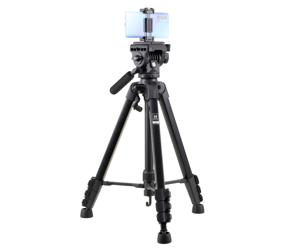 Штатив Benro T891+MH2N c фото-видео головой и держателем для смартфона