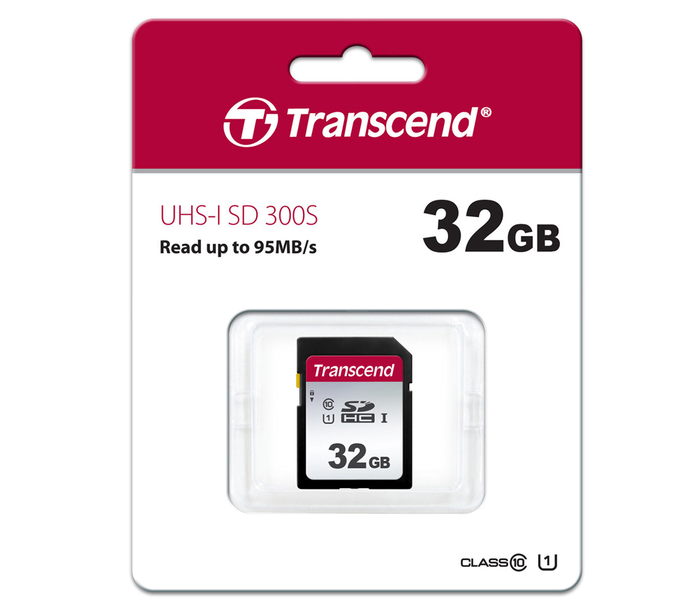 Карта памяти Transcend SDHC 32GB 300S UHS-I U1 Class10