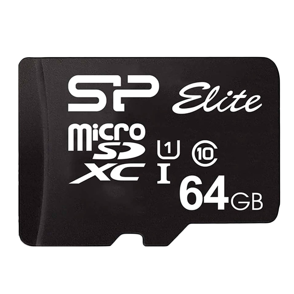 Карта памяти Silicon Power MicroSDXC 64GB Elite UHS-I U1 V10 А1