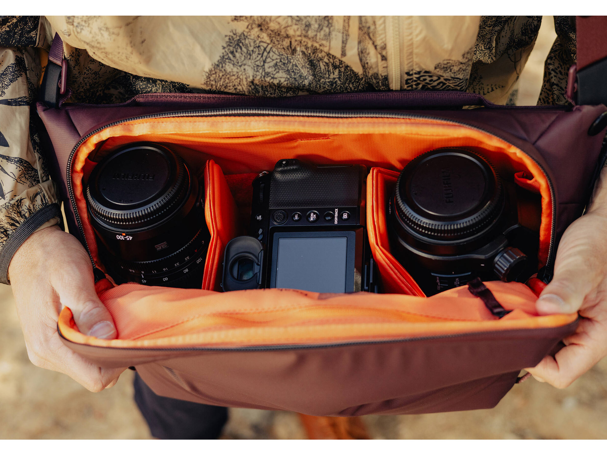 Сумка Peak Design The Everyday Sling 10L V3 Eclipse, бордо