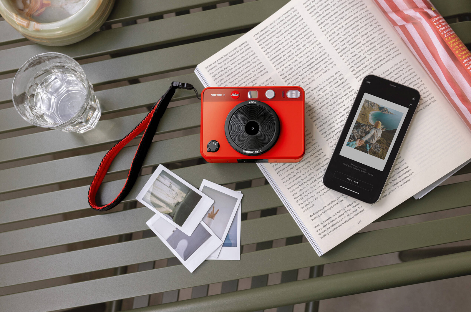 Фотоаппарат моментальной печати Leica SOFORT 2, красный