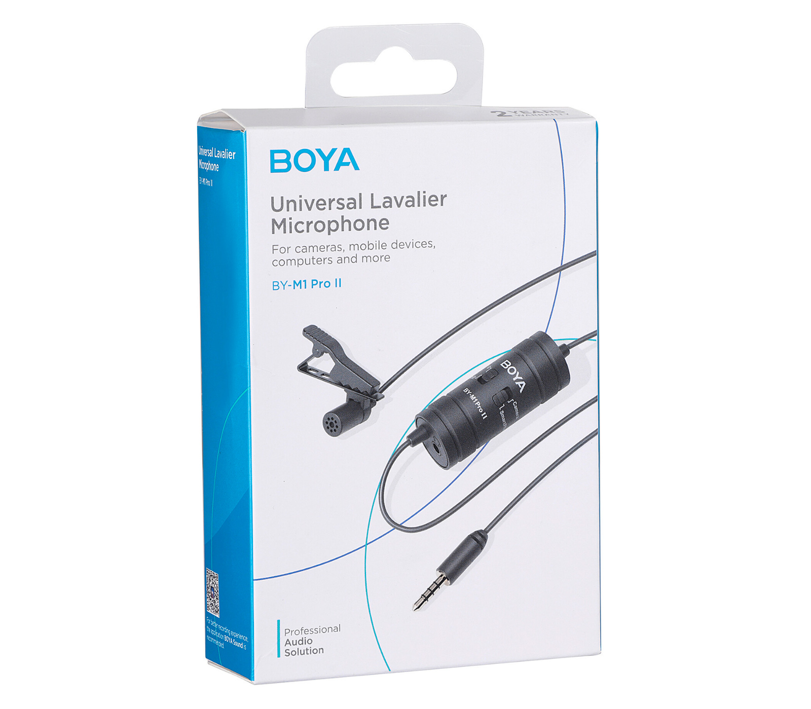 Микрофон Boya BY-M1 Pro II, петличный, всенаправленный, 3.5 мм TRS / TRRS