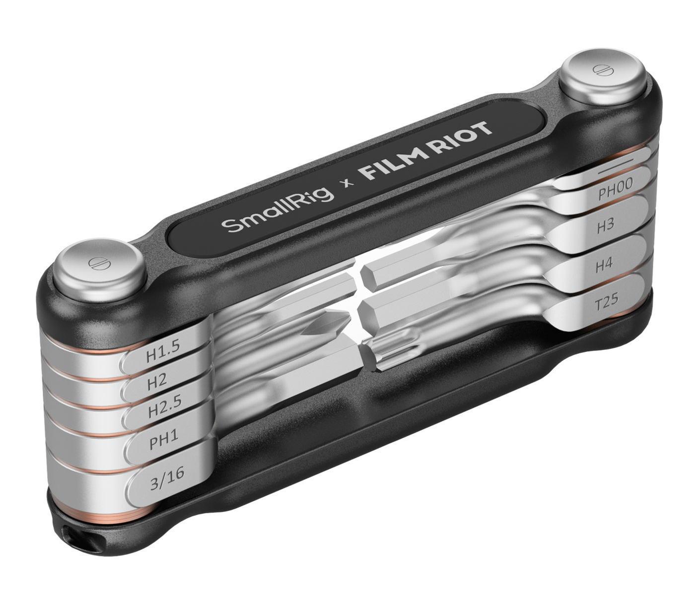 Мультитул SmallRig x Film Riot 4375 10-in-1 Folding Wrench Set, черный