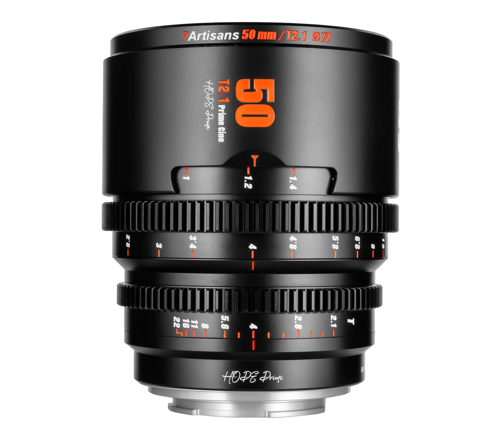 Объектив 7Artisans 50mm T2.1 Hope Prime Canon RF, черный