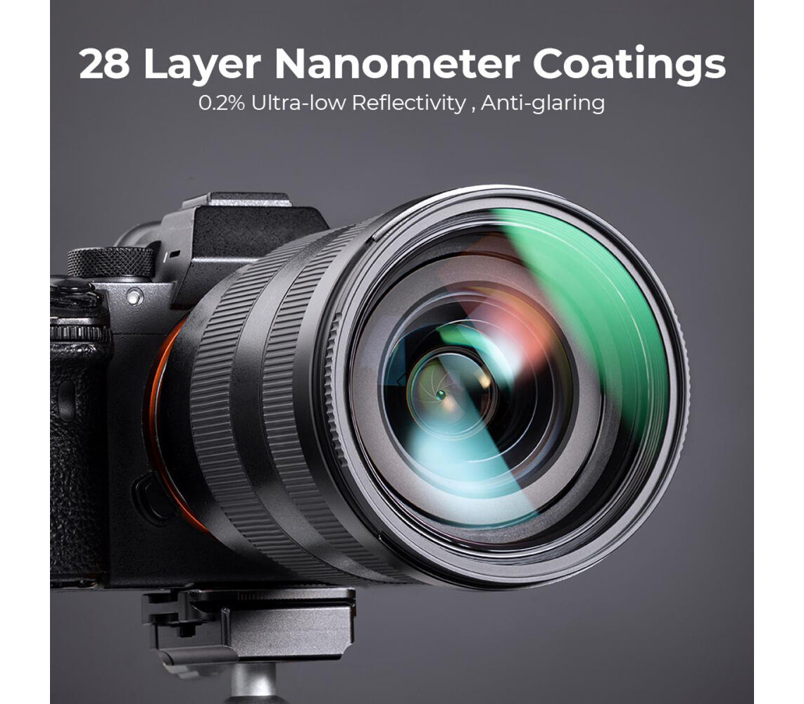 Светофильтр K&F Concept Nano-X B270 MCUV, Green Coated, 58 мм