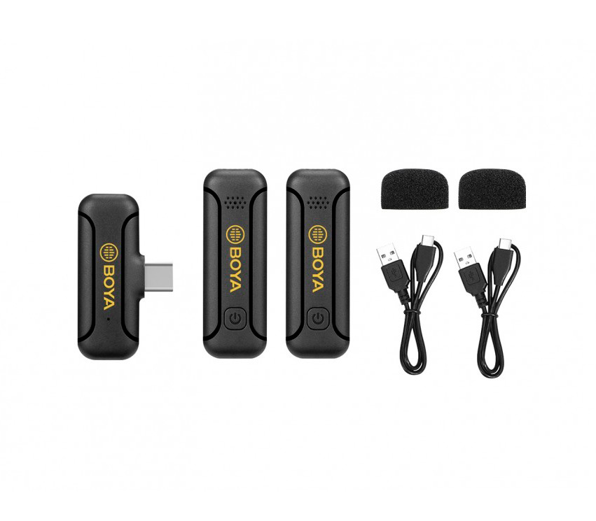 Беспроводная система Boya BY-WM3T2-U, цифровая 2.4 ГГц, 2 канала, Type-C (уцененный)