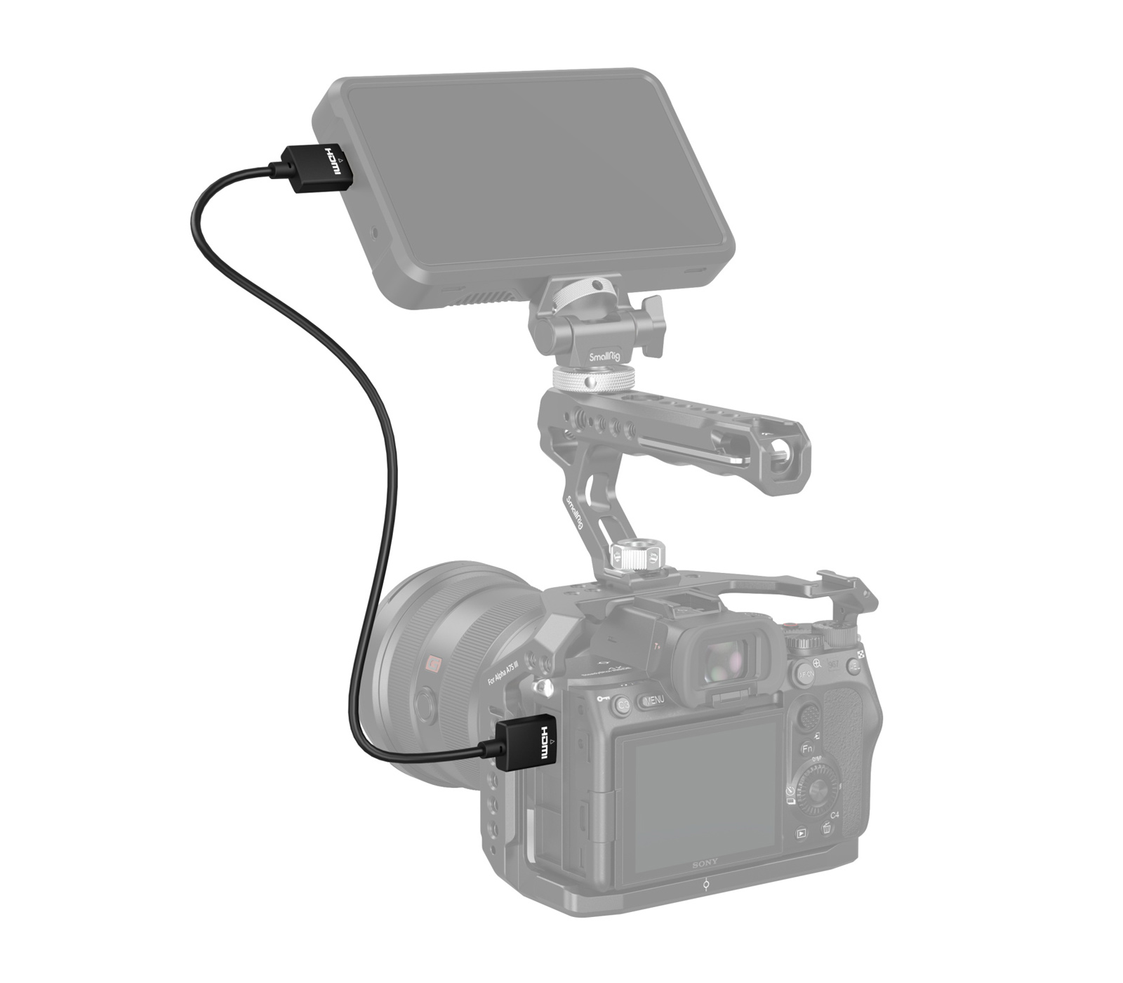 Кабель SmallRig 2957B Ultra Slim 4K HDMI A-A, 55 см