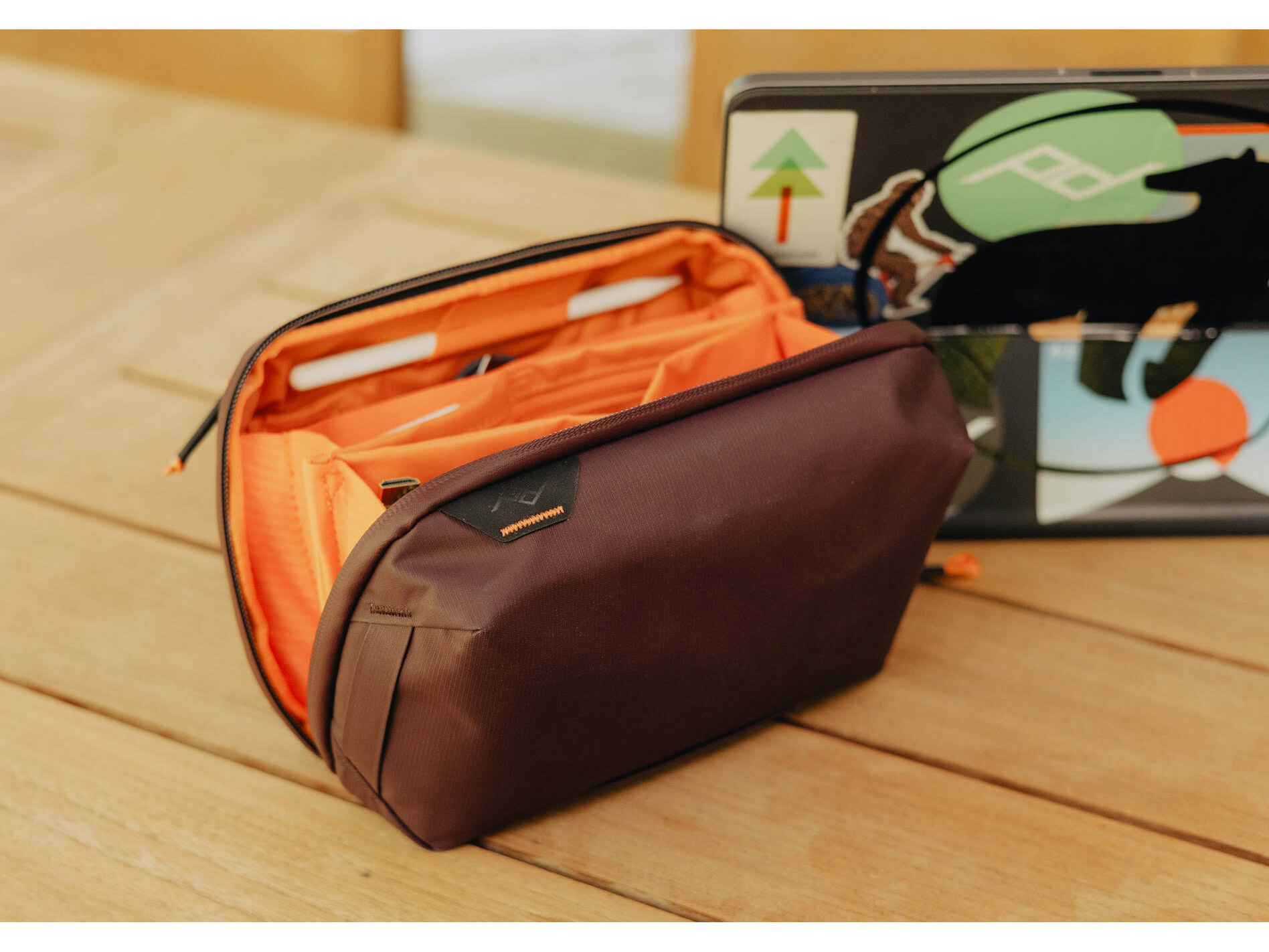 Чехол-органайзер Peak Design Tech Pouch v3, цвет Eclipse, бордо