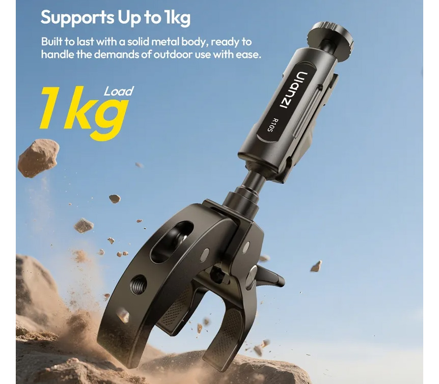 Крепление-зажим Ulanzi R105 Bicycle Rail Mount Clamp