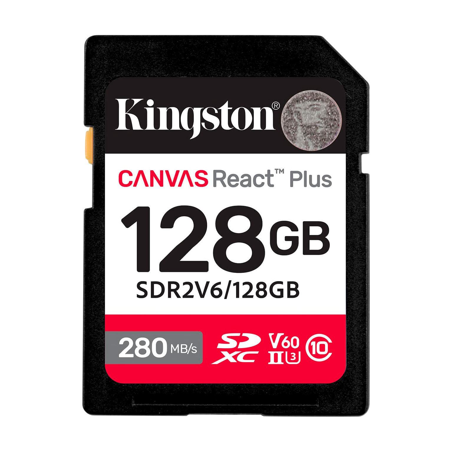 Карта памяти Kingston SDXC 128GB Canvas React Plus UHS-II V60 100/280Mb/s