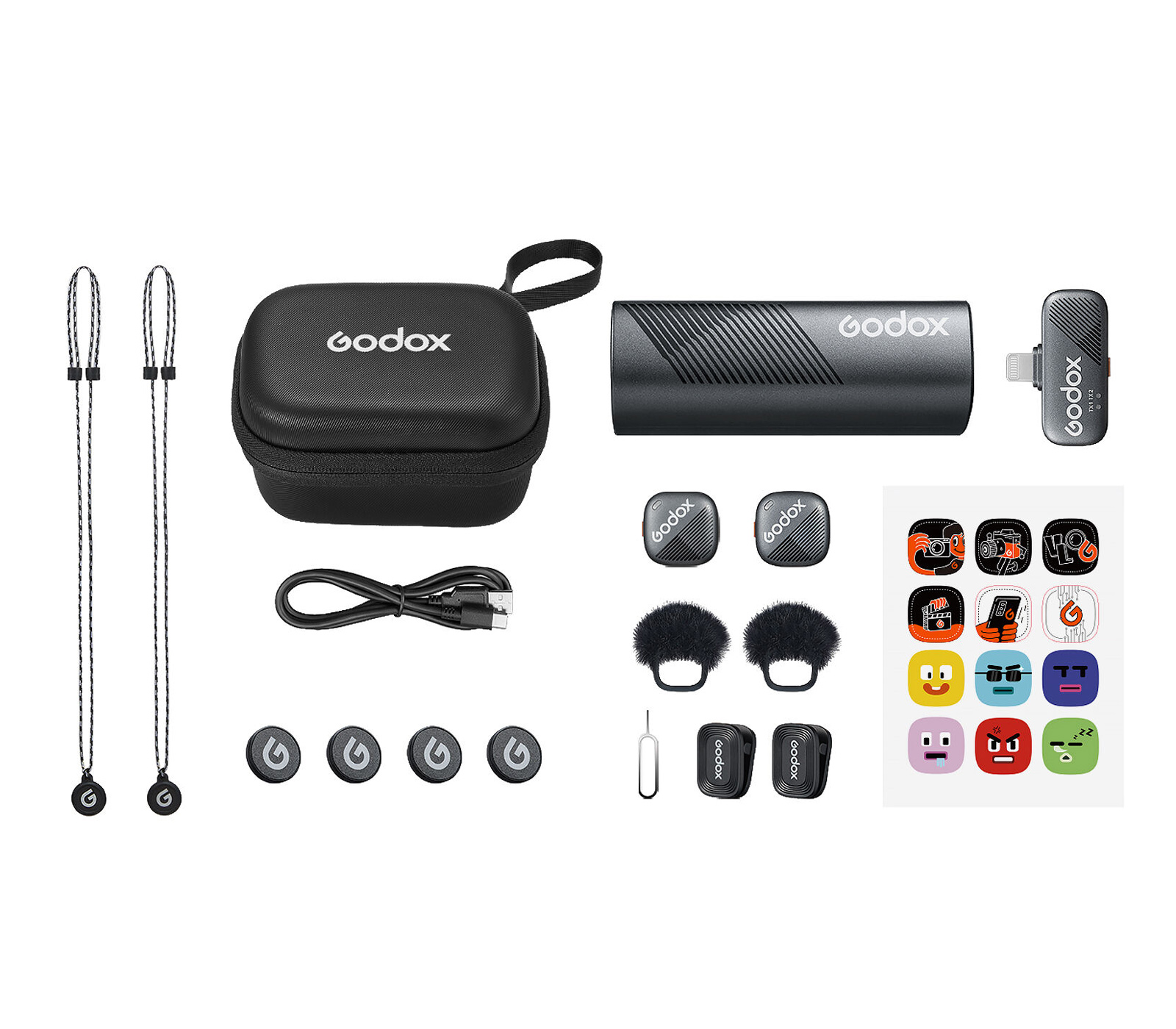 Беспроводная система Godox Cube SL Kit 2, TX+TX+RX, Lightning
