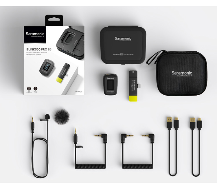 Беспроводная система Saramonic Blink500 Pro B5, TX+RXUC, USB-C