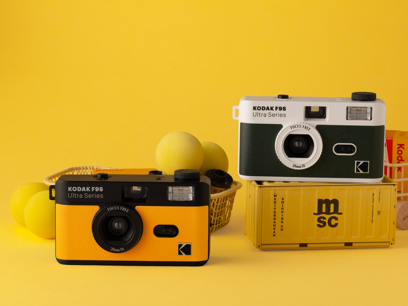 Плёночный фотоаппарат Kodak Ultra F9S Film Camera Yellow (уцененный)