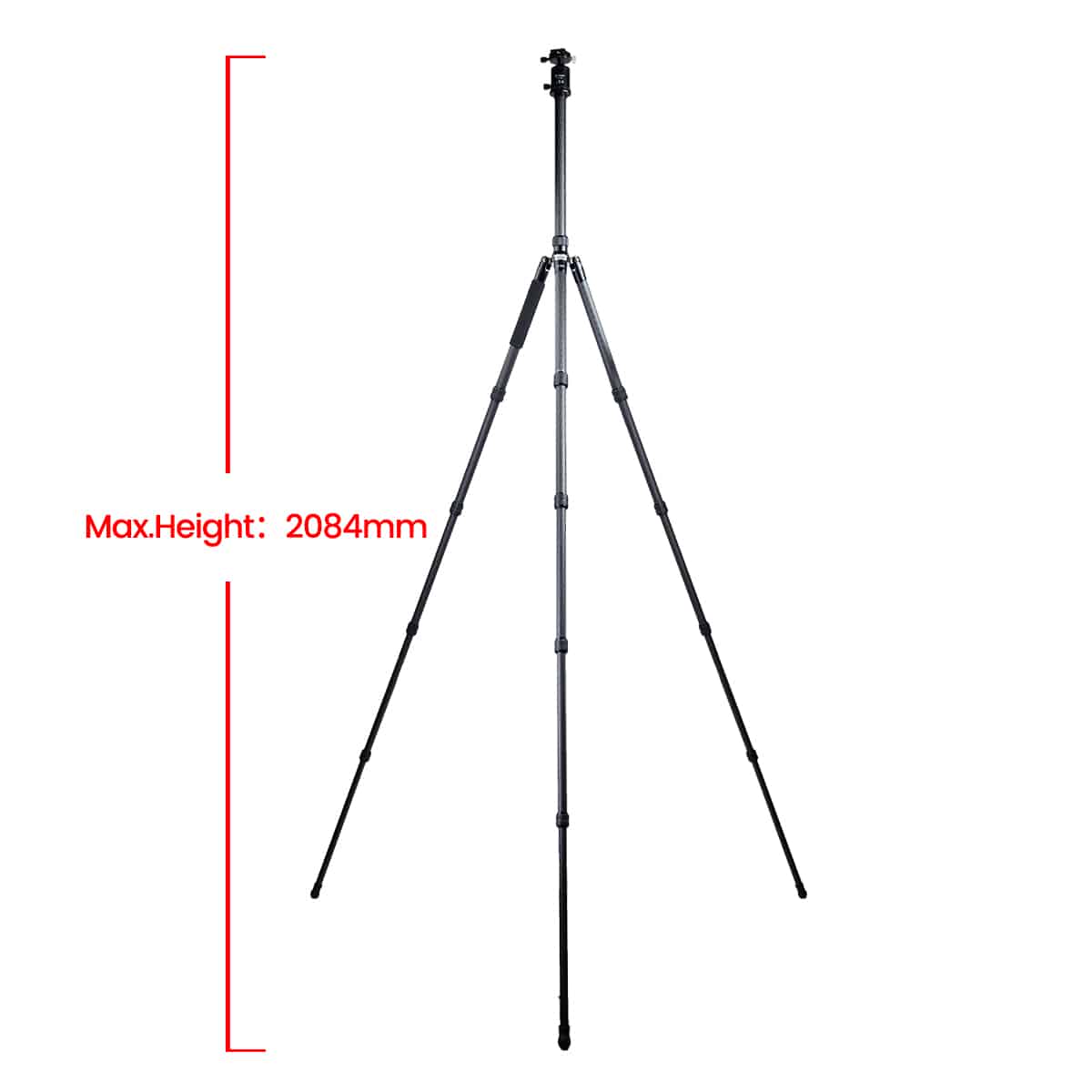 Штатив Fotopro X-65C с головой FPH-62R, карбонововый