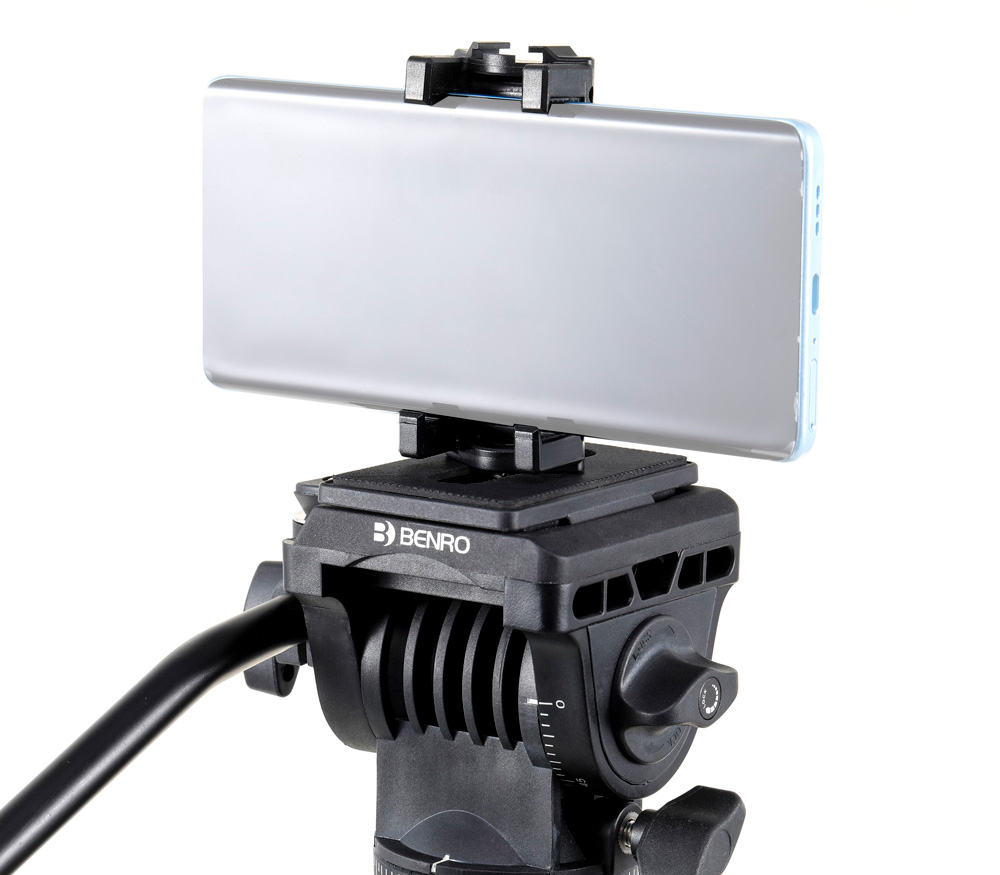 Штатив Benro T891+MH2N c фото-видео головой и держателем для смартфона