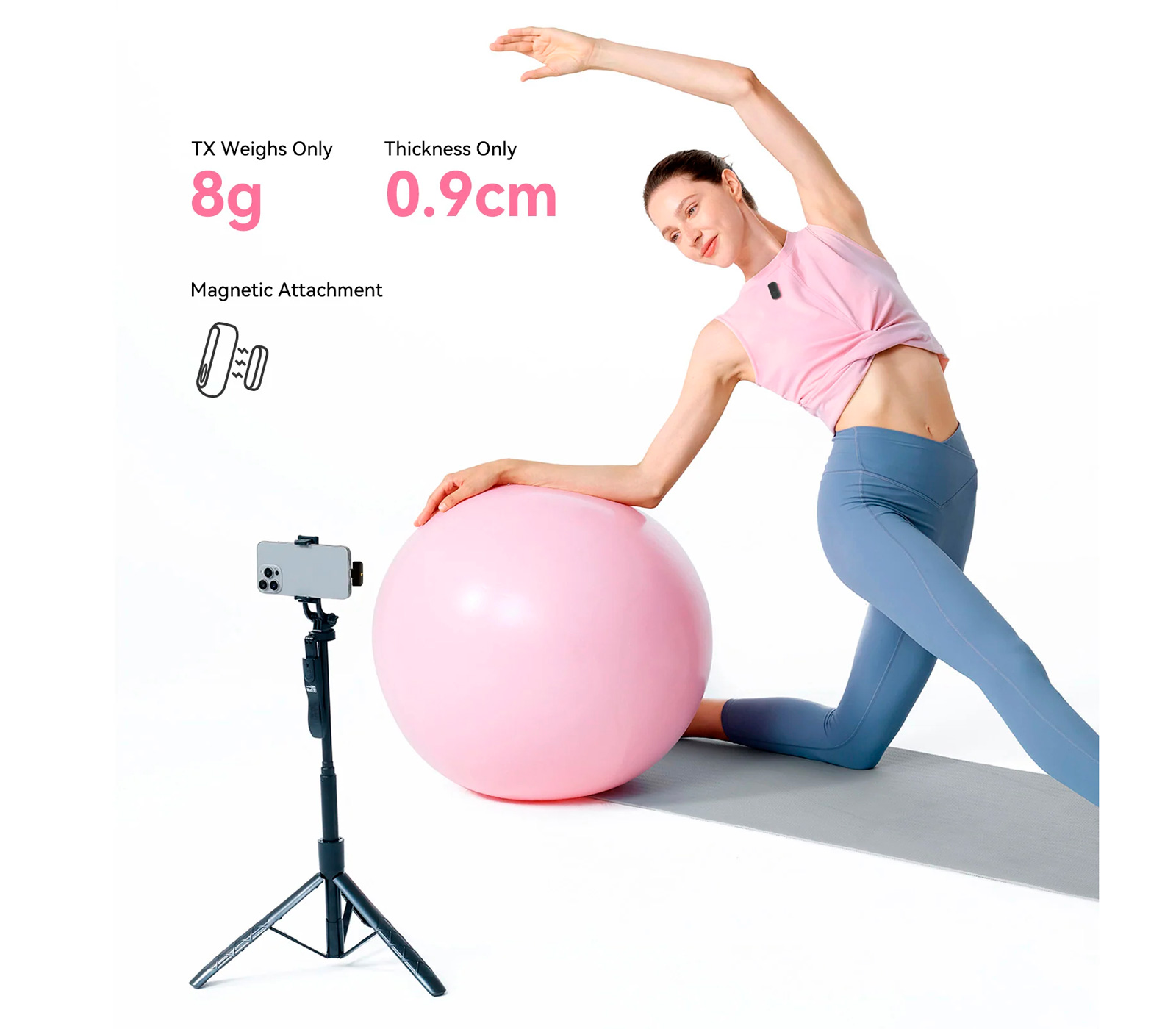 Беспроводная система Hollyland Lark A1 Duo, 2 микрофона, приемник USB-C, зарядный кейс
