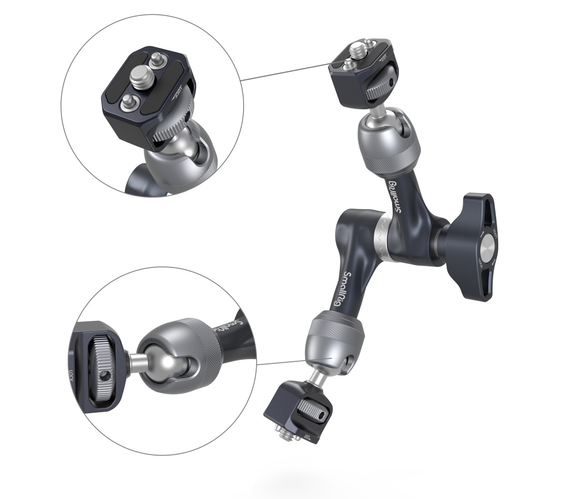 Универсальный держатель SmallRig 4194 Rosette Arm, 17 см, до 3,5 кг