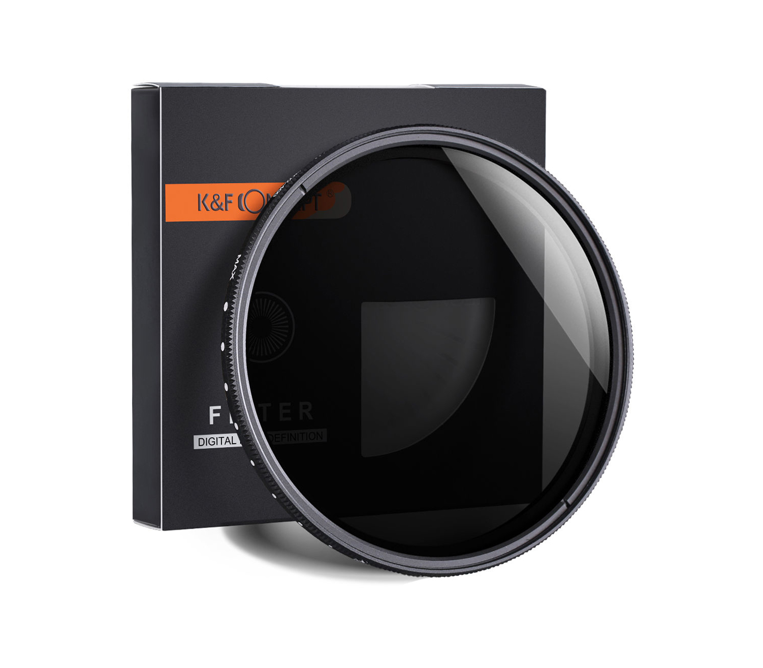 Светофильтр K&F Concept KV32 Slim Variable Fader NDX, ND2-ND400, 72 мм