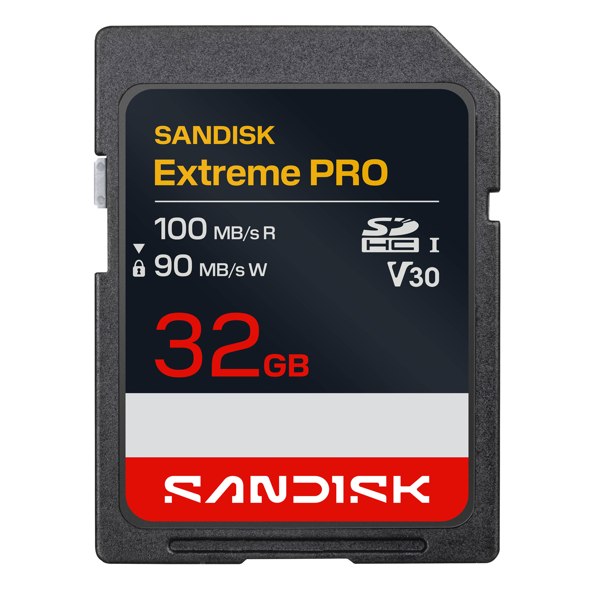 Карта памяти SanDisk SDHC 32GB Extreme Pro V30 100/90 МБ/с