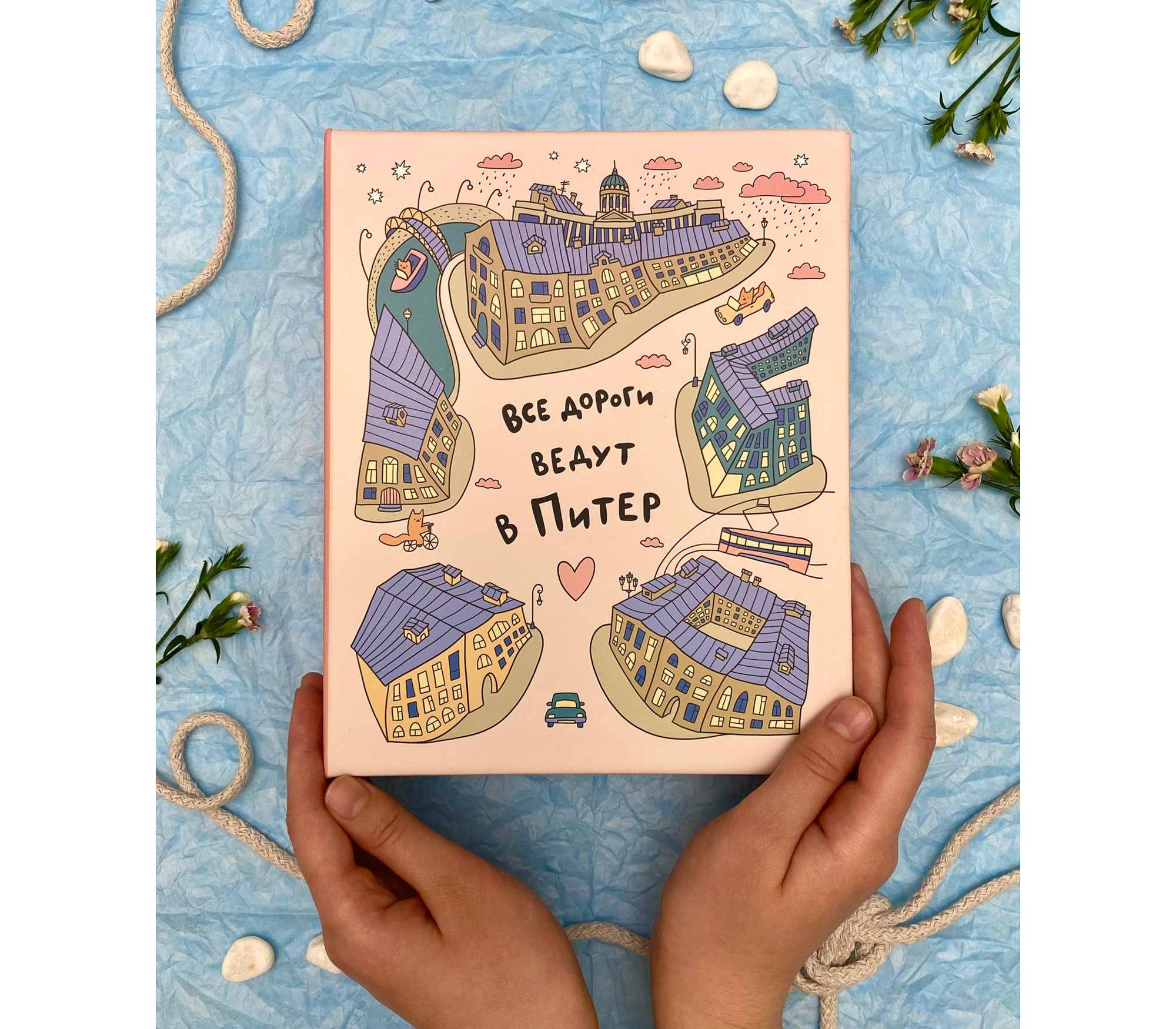 Фотоальбом Полином 10х15 см 200 фото, SPb city art: Pink