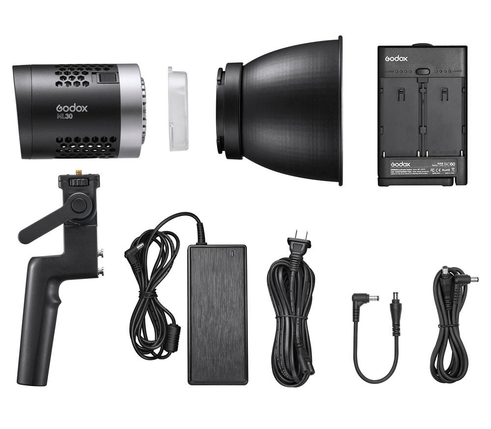 Осветитель Godox ML30 светодиодный, 40 Вт, 5600К, Bowens
