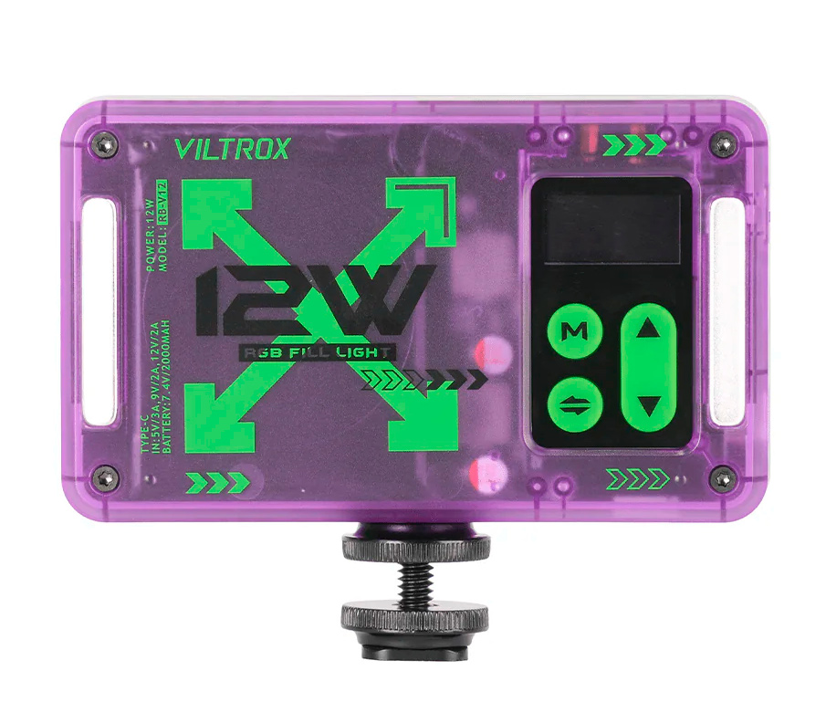 Осветитель Viltrox RB-V12, RGB, 2500-8500К, 12 Вт