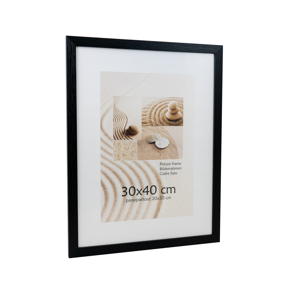 Фоторамка INNOVA 323-590, черная, деревянная, 30x40 см