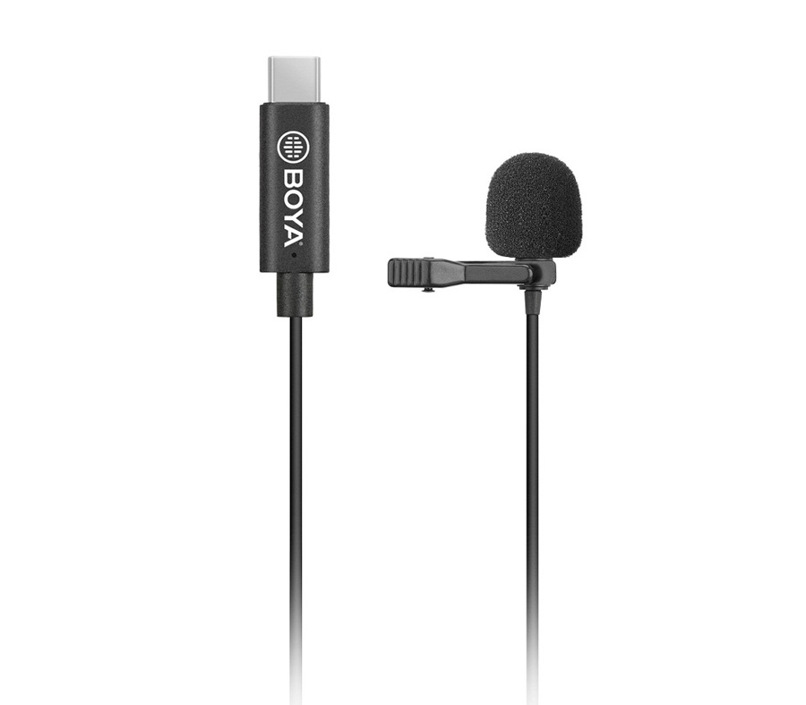 Микрофон Boya BY-M3, петличный, всенаправленный, USB Type-C (уцененный)