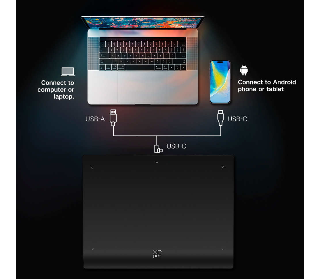 Графический планшет XP-Pen Deco Pro MW, 2 поколение, с пультом управления (уцененный)