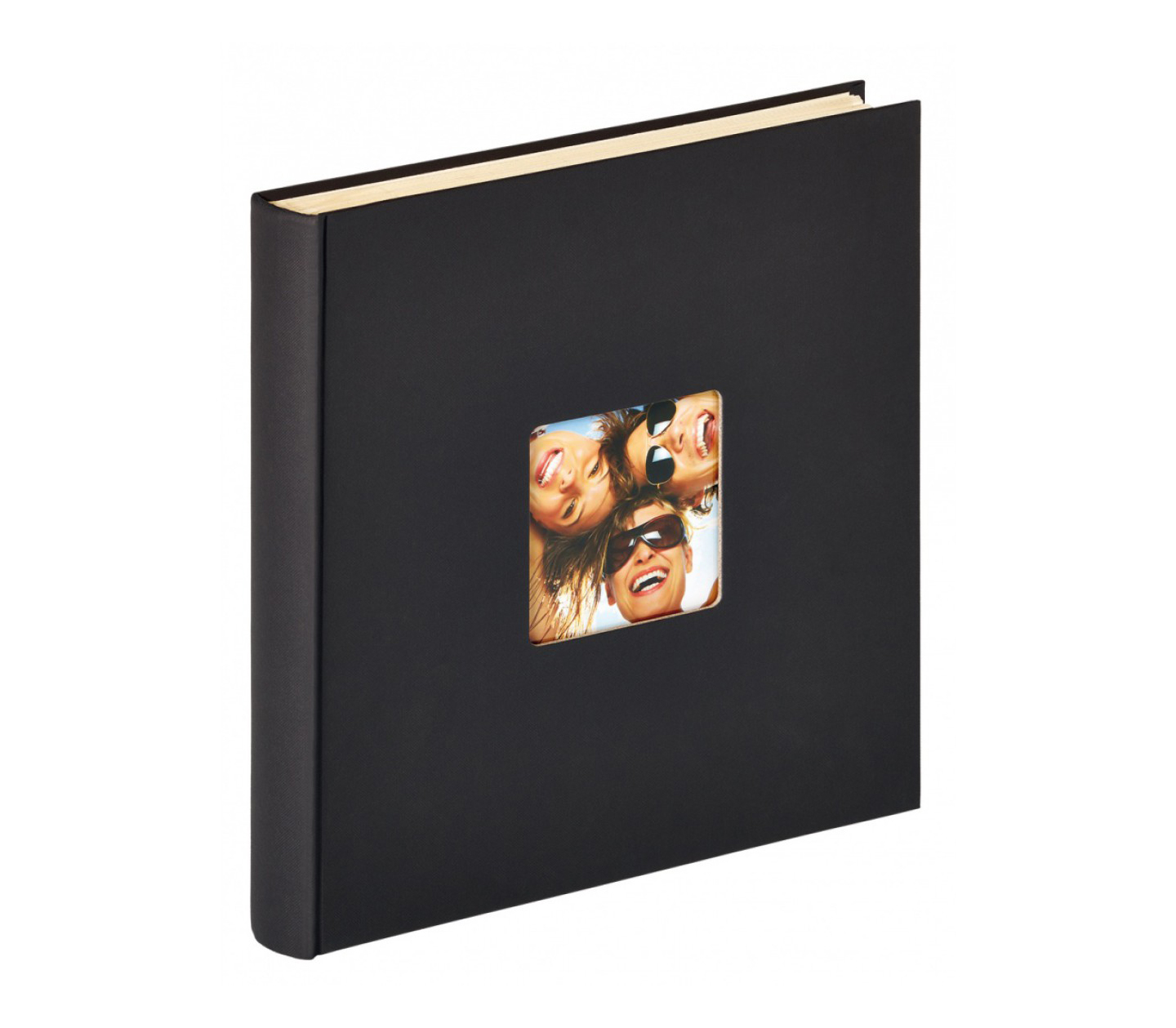 Фотоальбом Walther Магнитный, 33x34 см, 50 страниц, "Fun Trend", чёрный