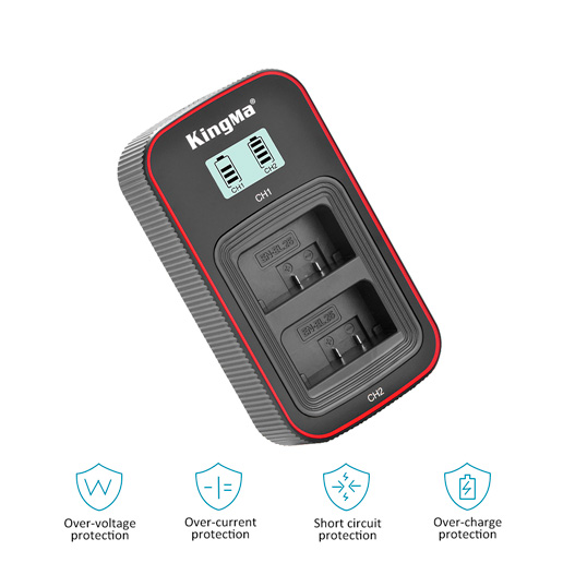 Зарядное устройство Kingma BM058-ENEL25 для 2х Nikon EN-EL25, USB, с дисплеем