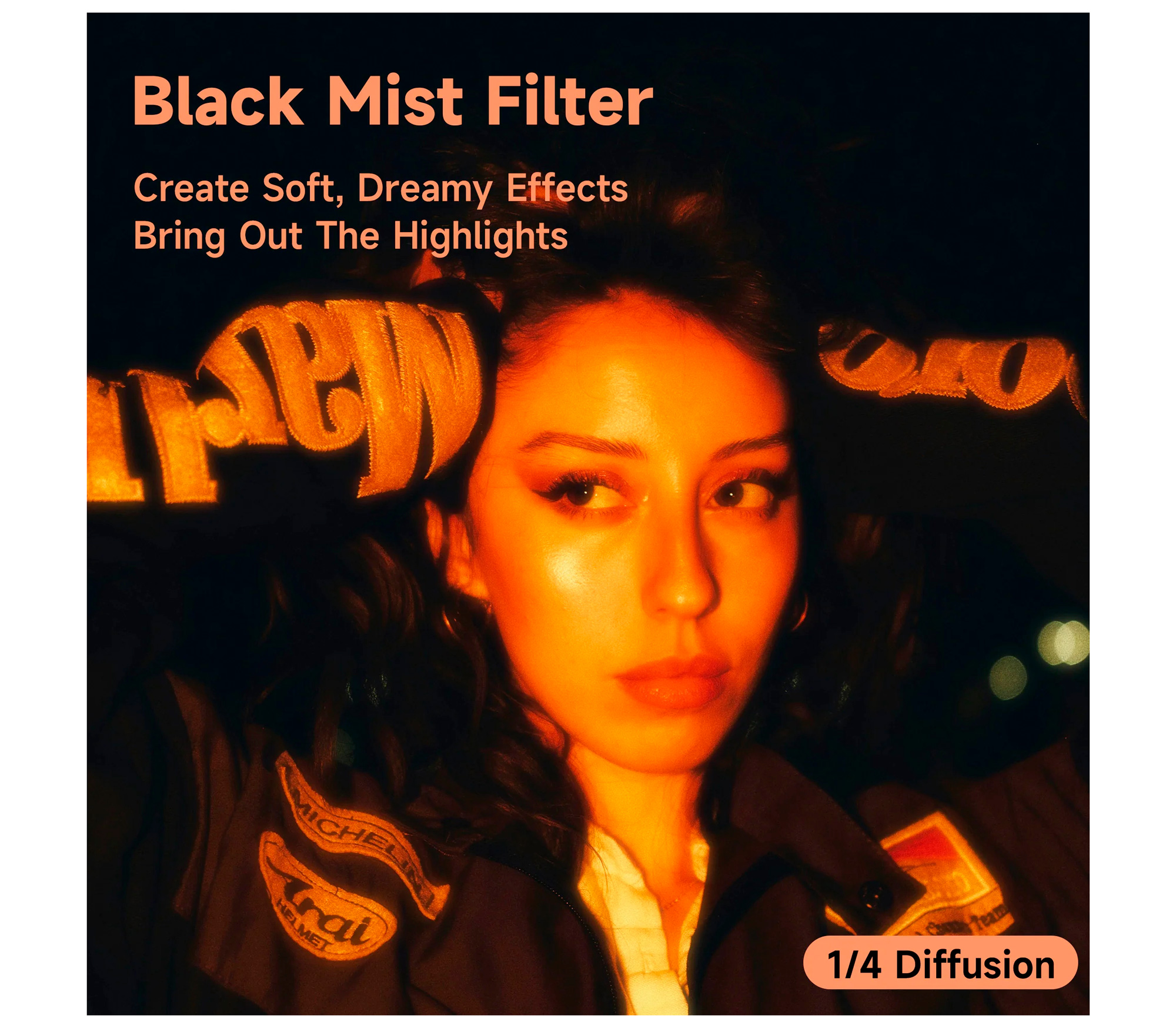 Светофильтр Walking Way Black Pro-Mist 1/4 82mm