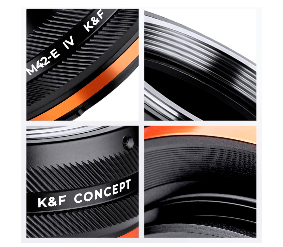 Адаптер K&F Concept M42-NEX IV PRO, объективы M42 на камеры Sony E