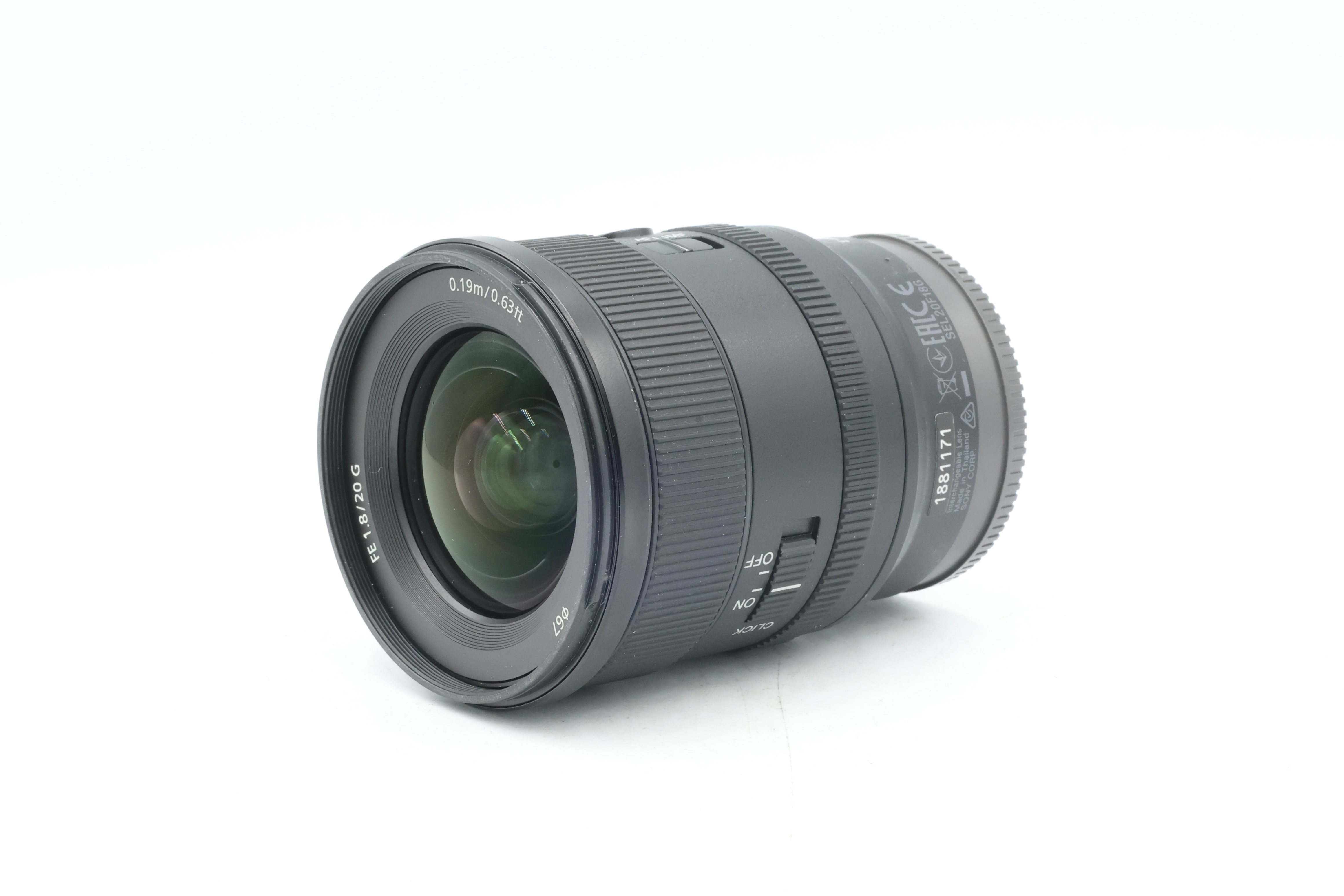 Объектив Sony FE 20mm f/1.8 G (состояние 5) (б/у)