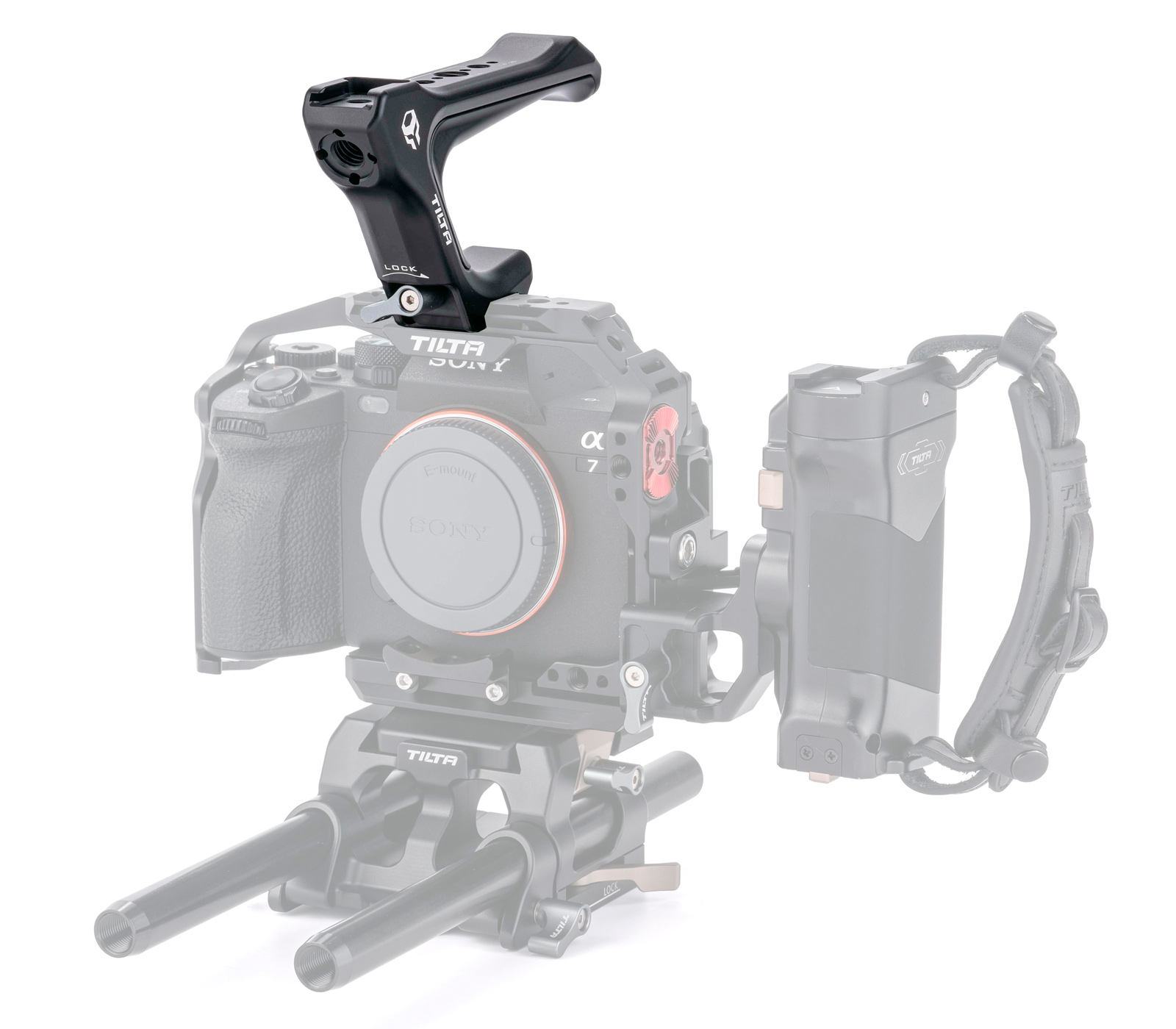 Рукоятка Tilta Compact NATO Top Handle, верхняя, на планку НАТО, черная