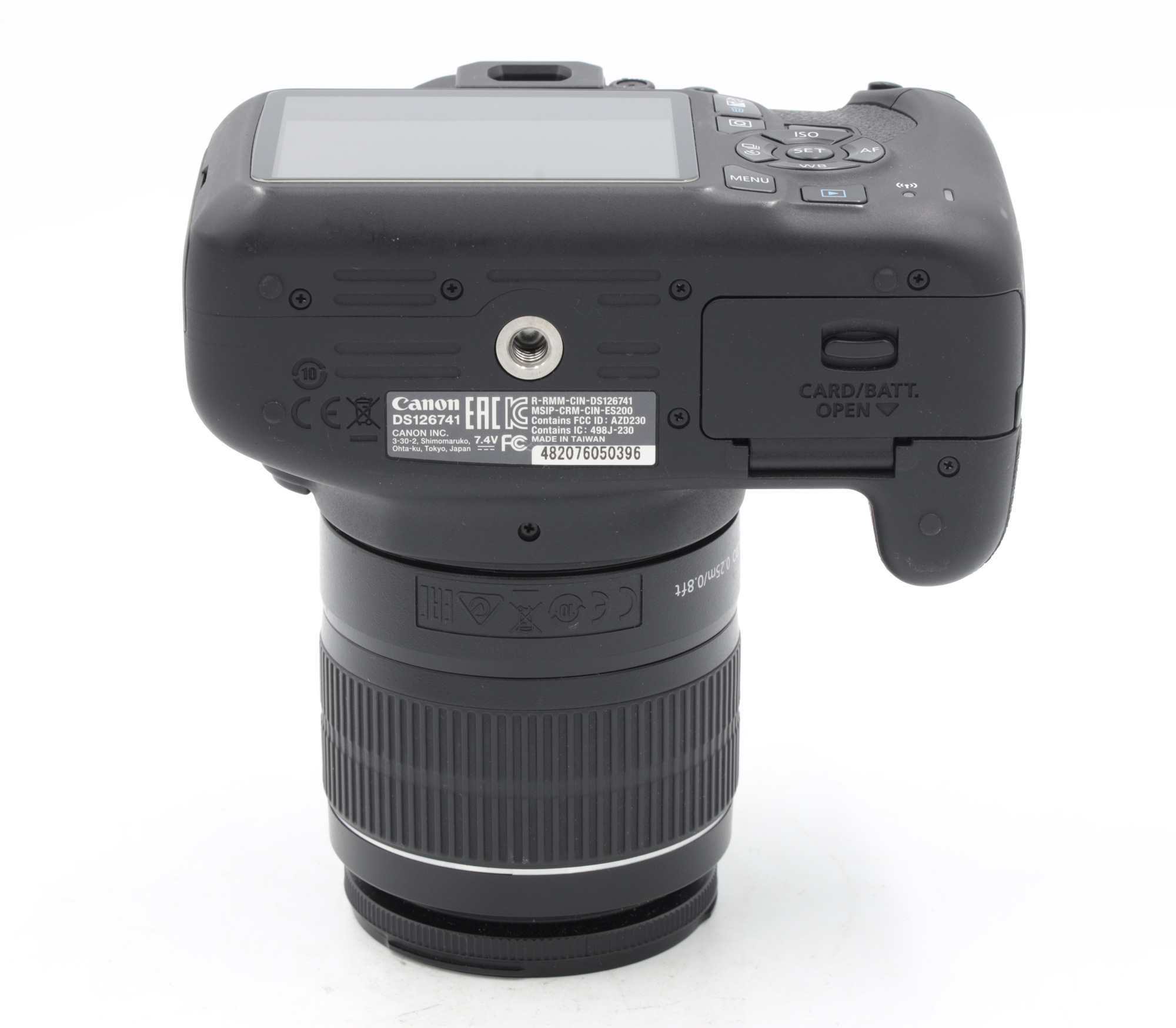Зеркальный фотоаппарат Canon EOS Rebel T7 kit EF-S 18-55mm IS II (состояние 5-) (б/у)