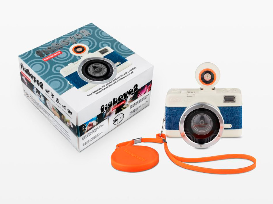 Пленочный фотоаппарат Lomography Fisheye No. 2, цвет Rodeo Denim
