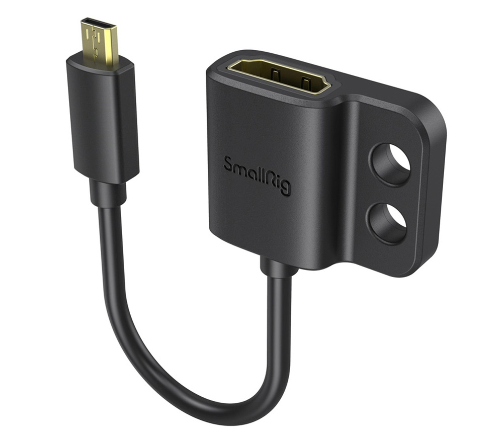 Адаптер кабеля HDMI SmallRig 3021 (HDMI D to A) Ultra Slim 4K, с креплением