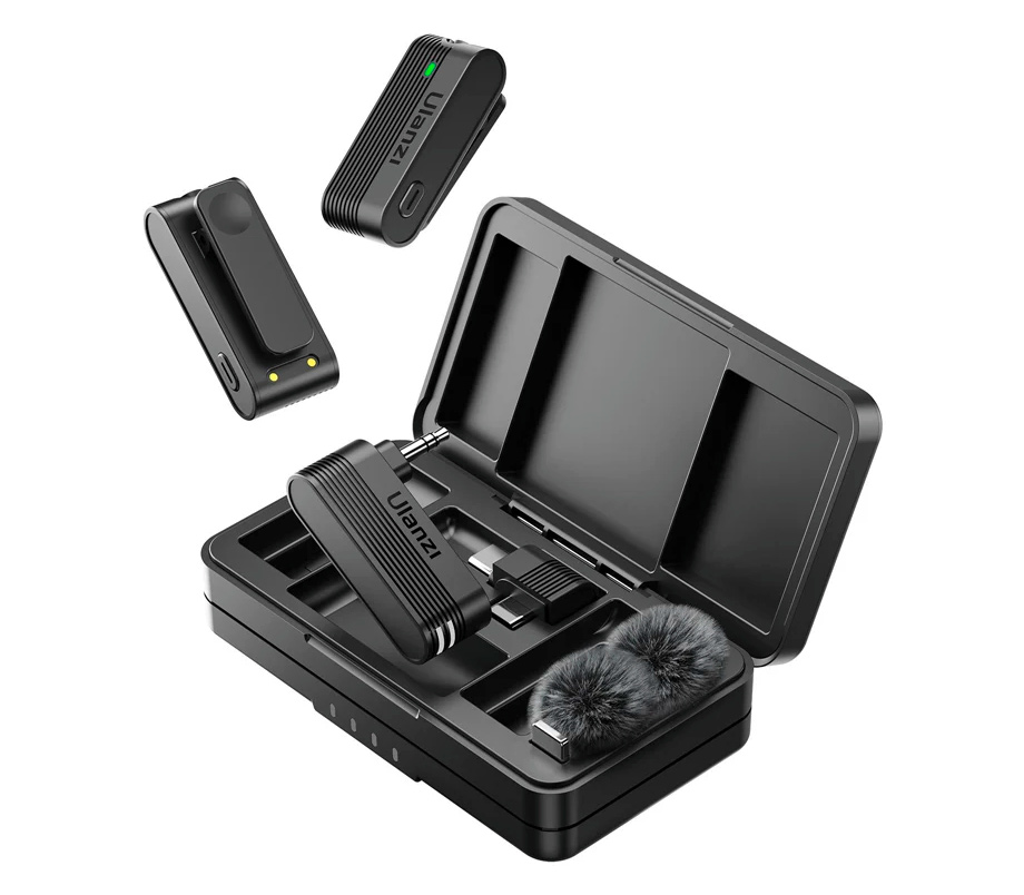 Беспроводная система Ulanzi A100 Wireless Lavalier, 2х TX + RX, USB-C / 3.5 мм