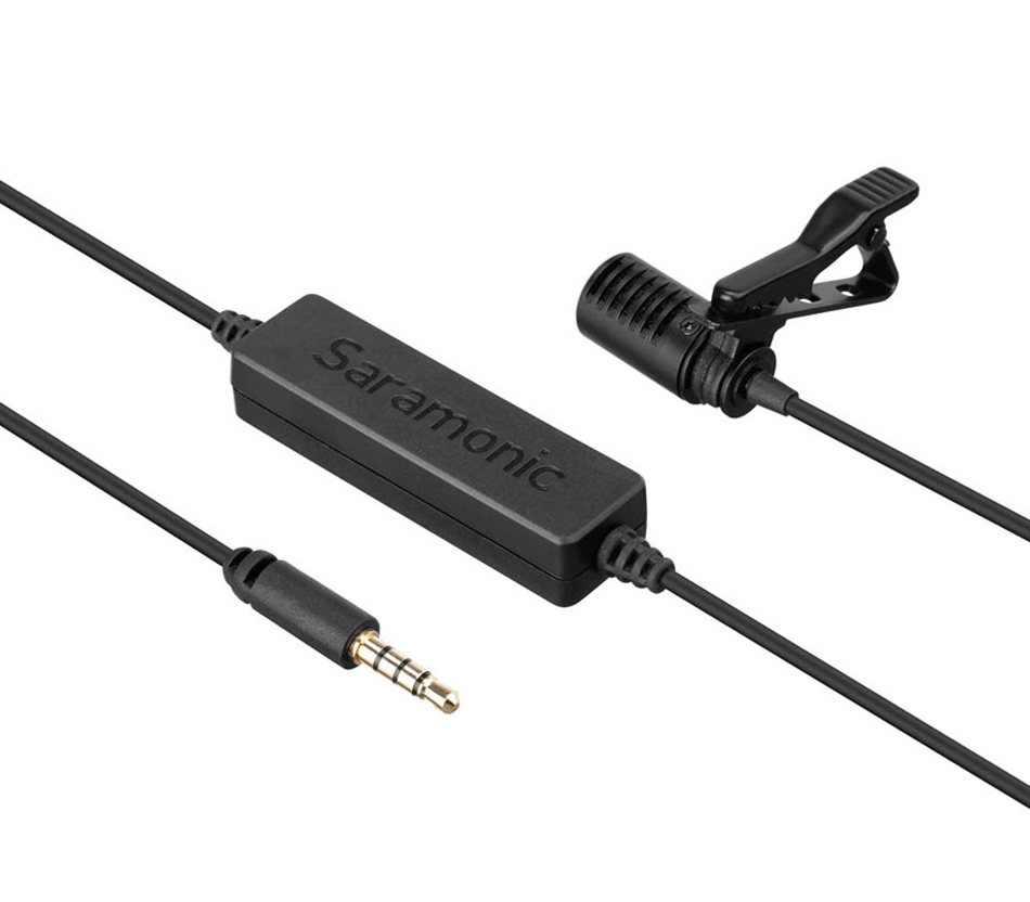 Микрофон Saramonic LavMicro-S, петличный, стерео, 3.5 мм TRS / TRRS