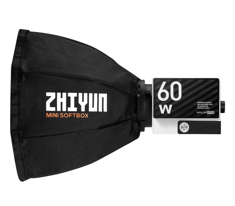 Осветитель Zhiyun Molus G60 Combo Kit, светодиодный, 60 Вт, 2700-6500К