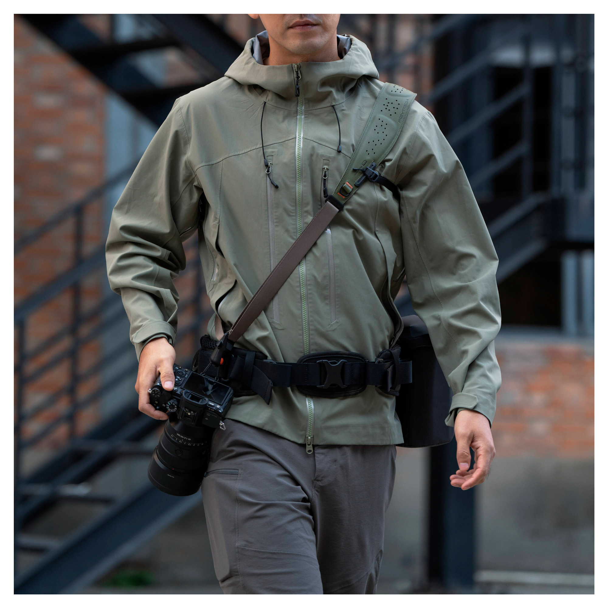 Поясной ремень PGYTECH OneMo Photography Waist Belt разгрузочный, цвет: Dark Night Camo