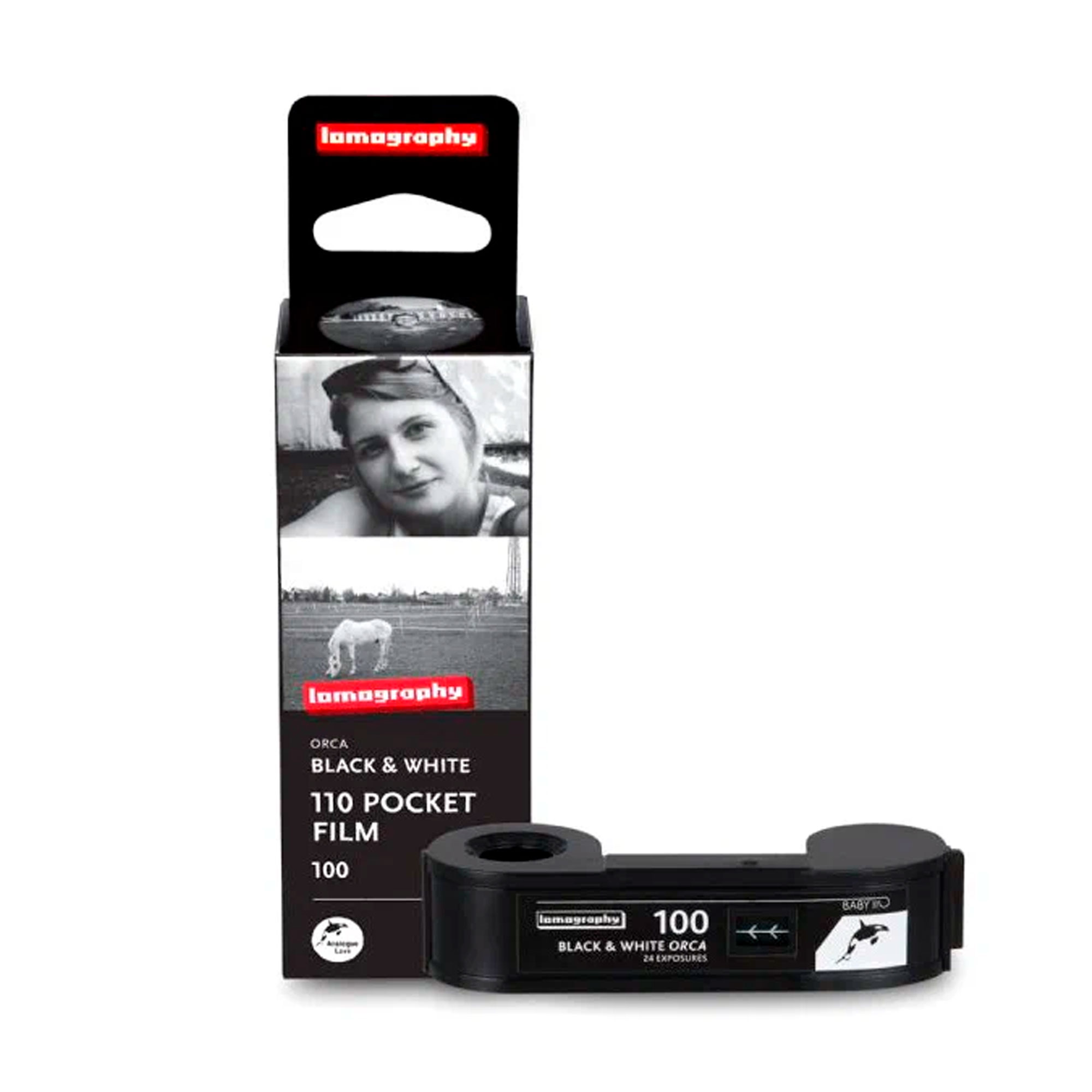 Фотопленка Lomography B&W Orca 110 ISO 100, 24 кадра