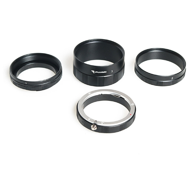 Набор удлинительных колец Fujimi FJMTC-C3M, 9мм, 16мм, 30мм, для макросъёмки на систему EOS (уцененный)