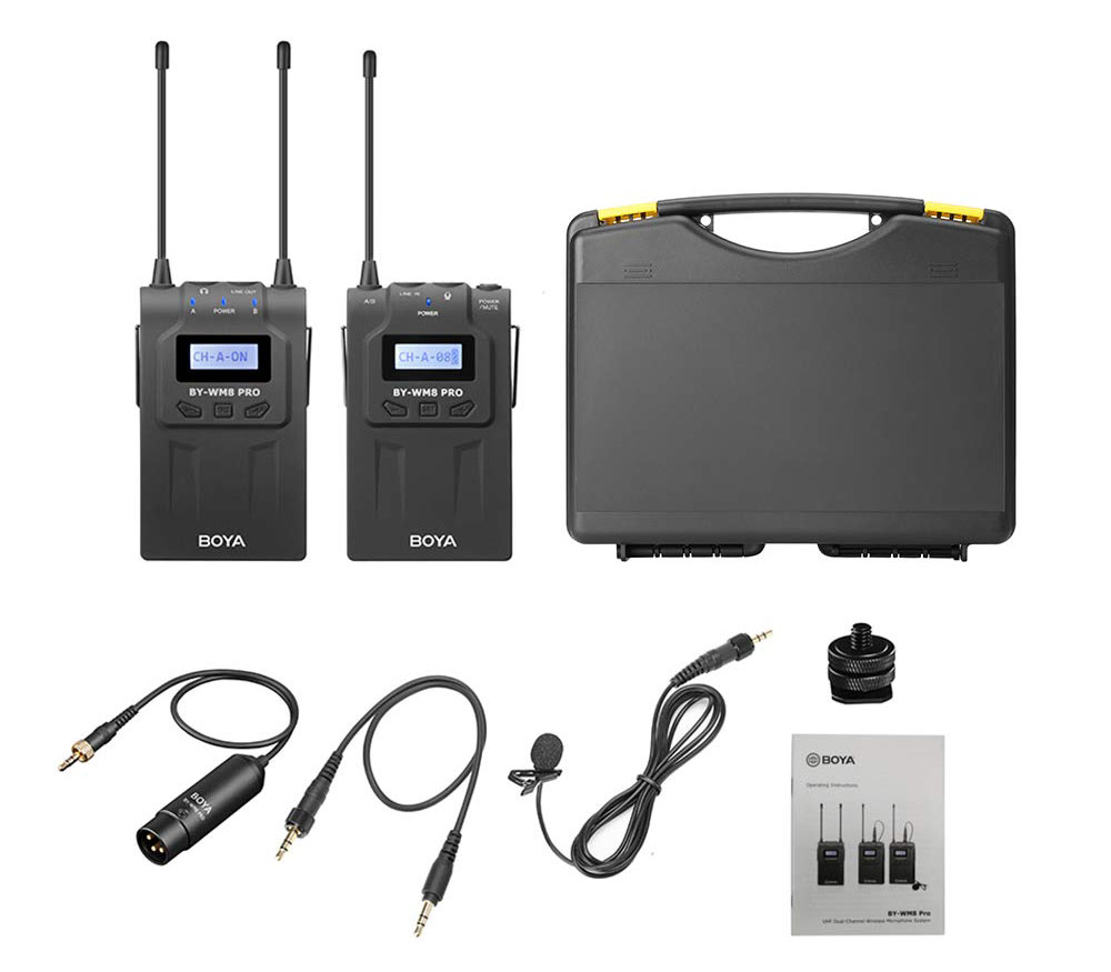 Беспроводная система Boya BY-WM8 Pro-K1, УВЧ