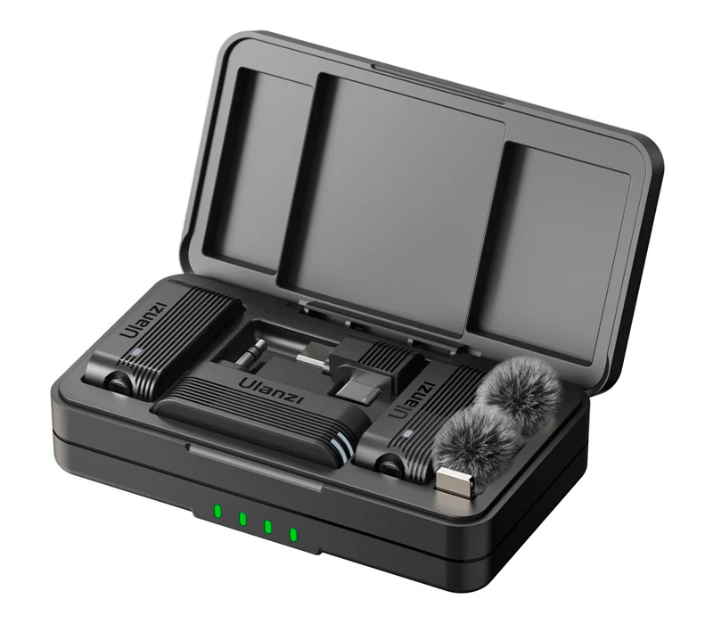 Беспроводная система Ulanzi A100 Wireless Lavalier, 2х TX + RX, USB-C / 3.5 мм