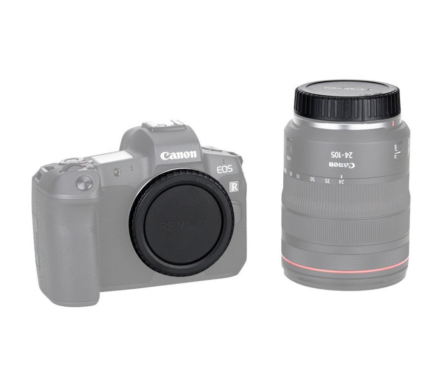 Комплект крышек JJC L-RCRF, для Canon RF Mount (на корпус камеры, на объектив задняя)